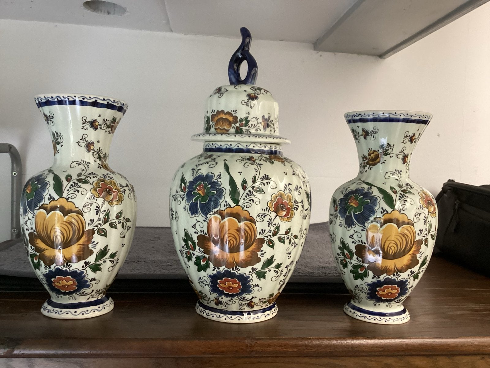 Delfts Blauw Handwerk Kaststel Hollanda, Antiek en Kunst, Antiek | Vazen, Ophalen of Verzenden