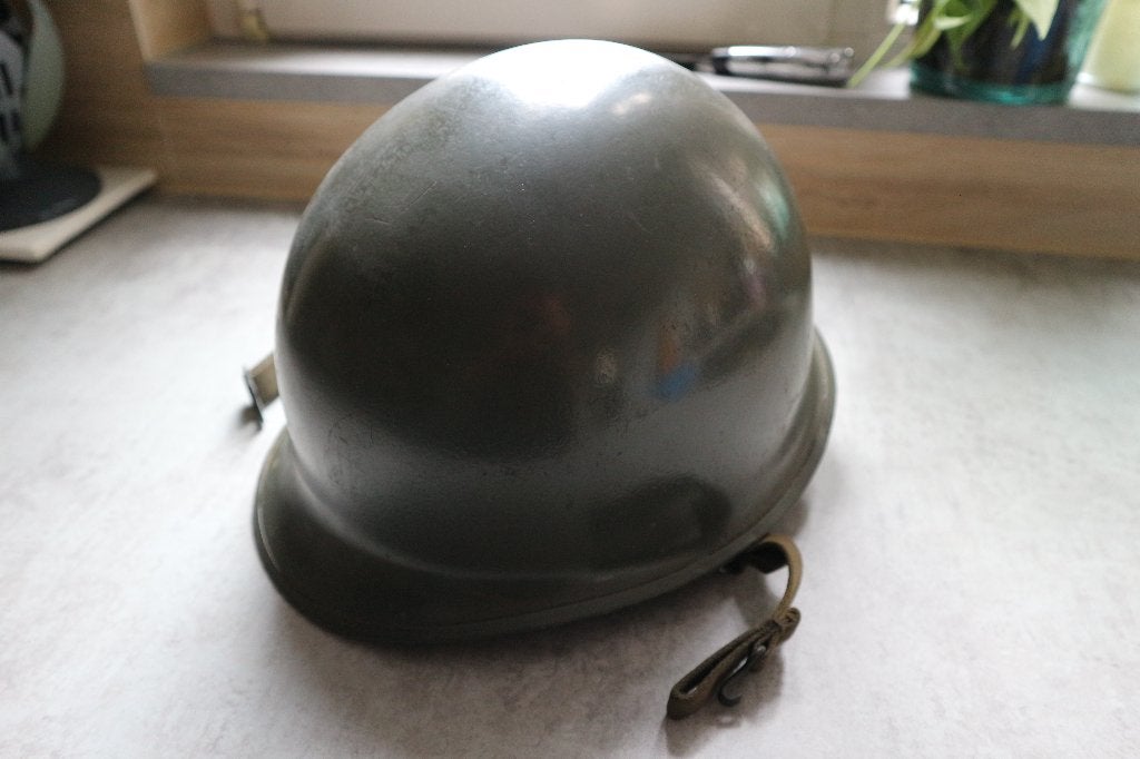 Amerikaanse M1 helm WOII, Verzamelen, Ophalen of Verzenden, Landmacht, Amerika, Helm of Baret