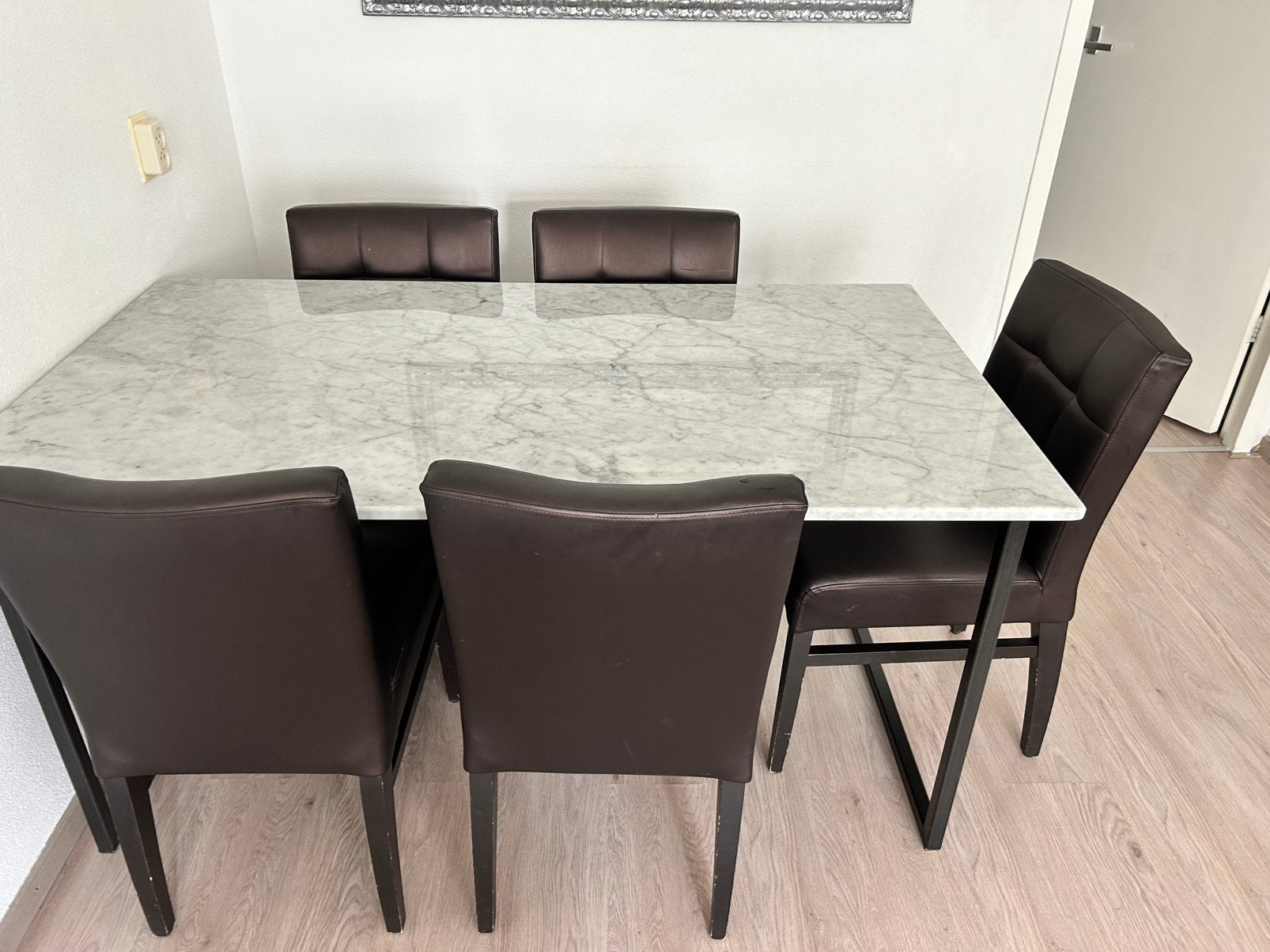 Tafel van Italië marmer te koop?, Ophalen, 50 tot 100 cm, Zo goed als nieuw, Minder dan 50 cm