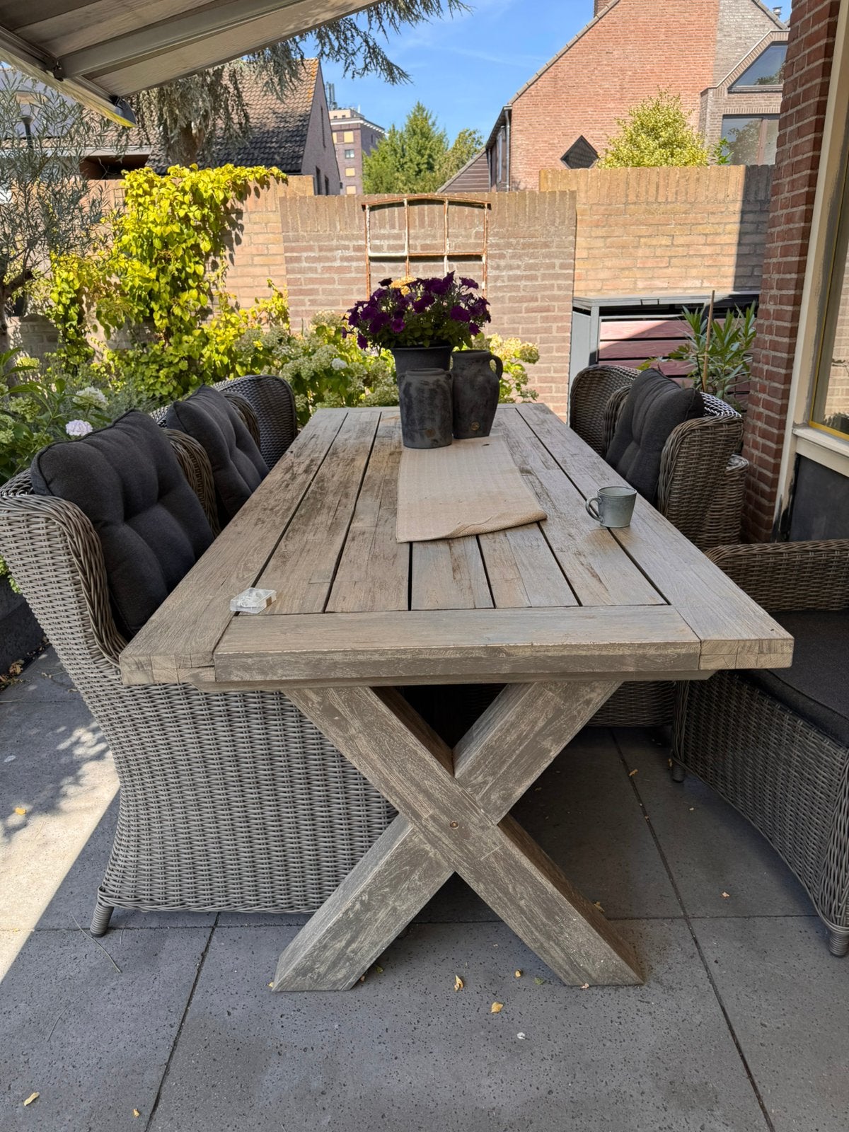 Tuinset, Tuin en Terras, Tuinsets en Loungesets, Ophalen, Zo goed als nieuw