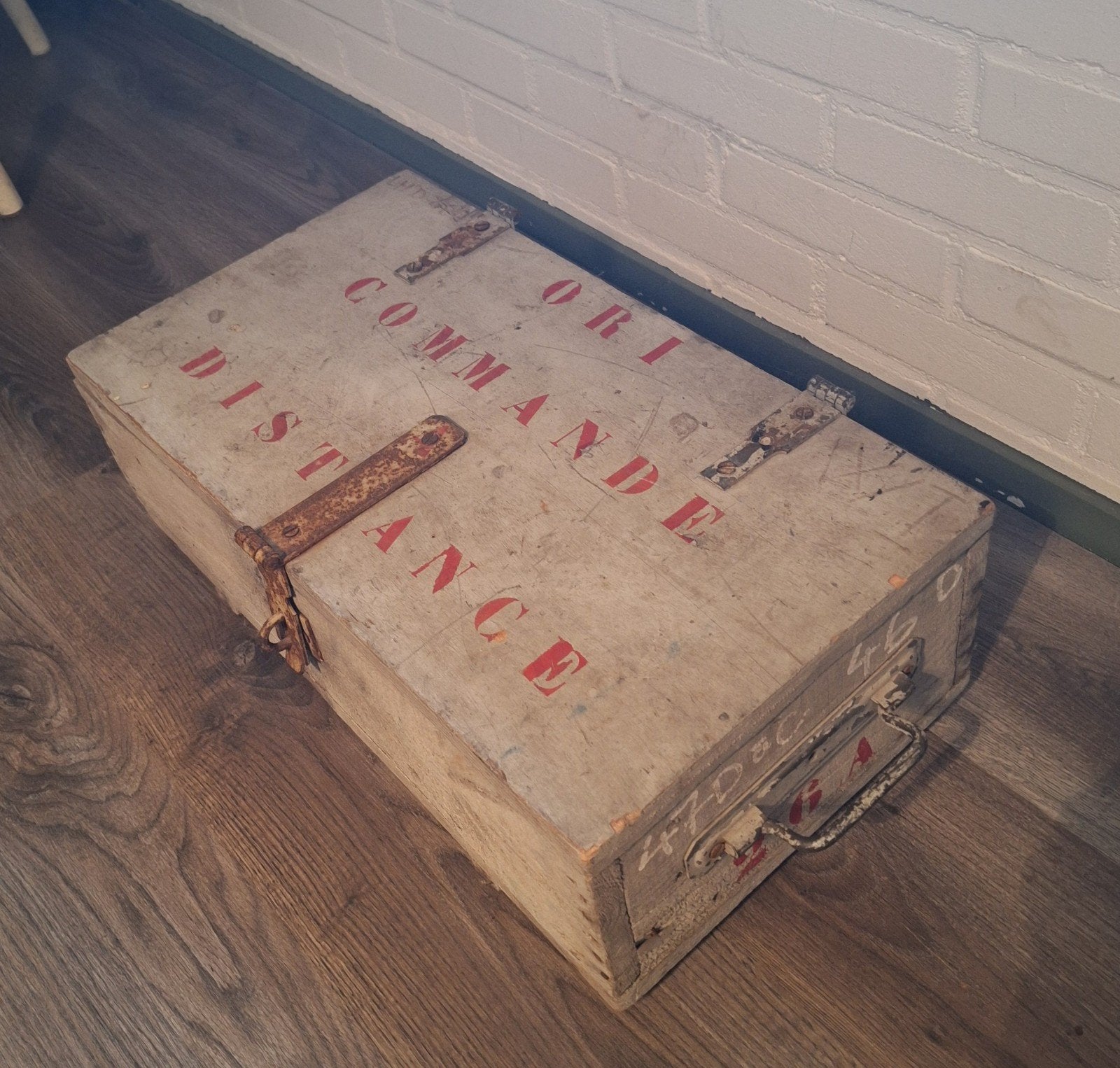 Oude transport kist, Ophalen, Minder dan 50 cm, Gebruikt, 50 tot 100 cm