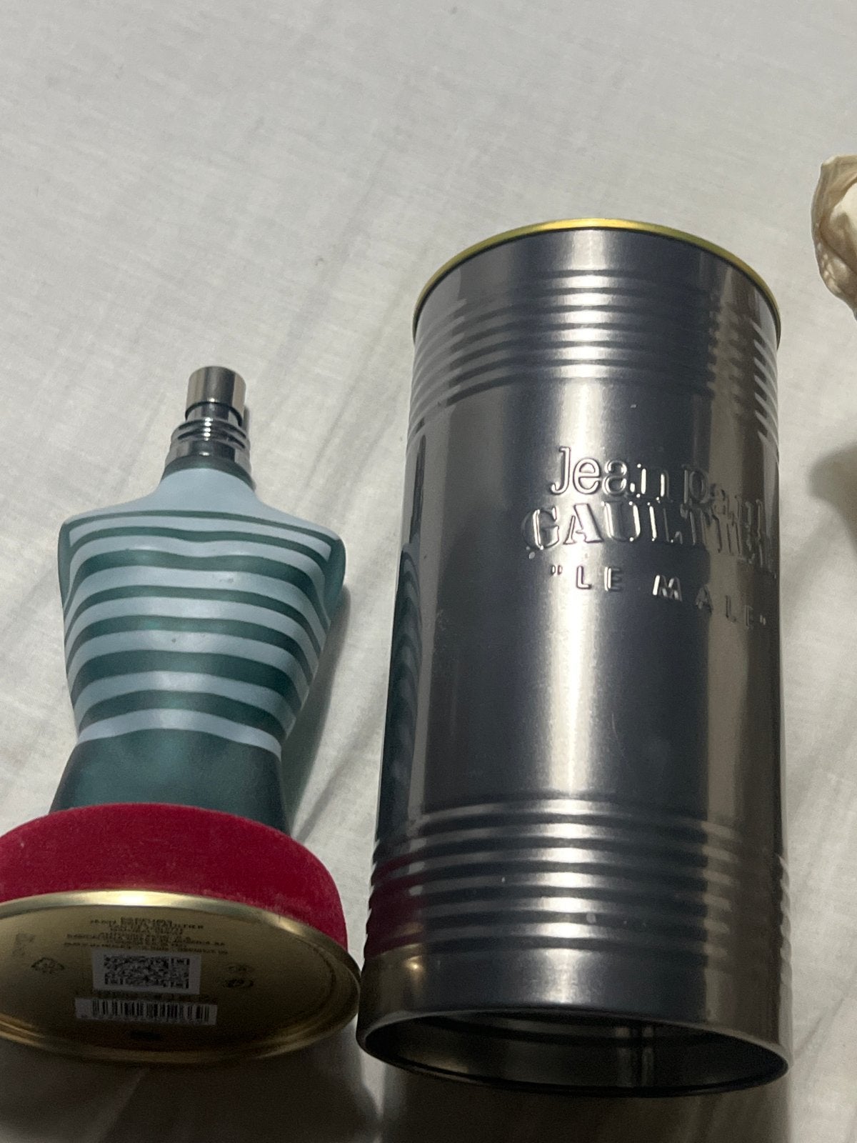 Lege Jean Paul Gaultier Le Male fles met blik, Ophalen, Gebruikt