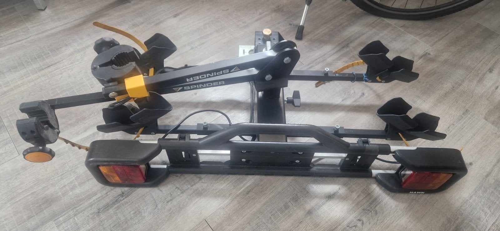 Spinder Hawk Trekhaakdrager voor 2 fietsen, Ophalen, Gebruikt, Trekhaakdrager
