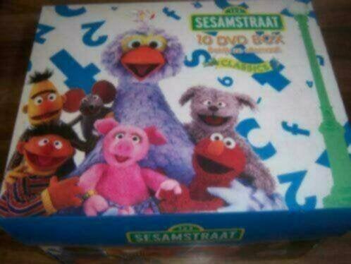Sesamstraat de 10 dvd-box Shoebox in goede staat, Verzenden, Alle leeftijden, Boxset, Zo goed als nieuw
