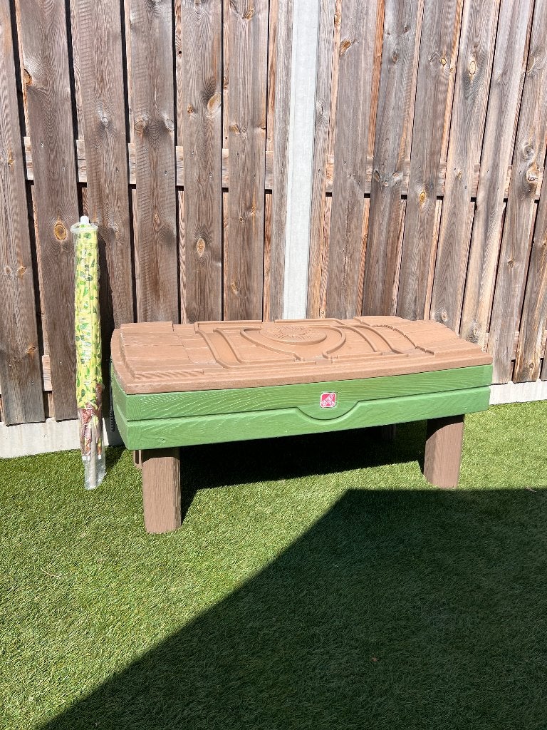 Extra grote Step2 Zand & Watertafel 157cm kunststof, Ophalen, Zo goed als nieuw