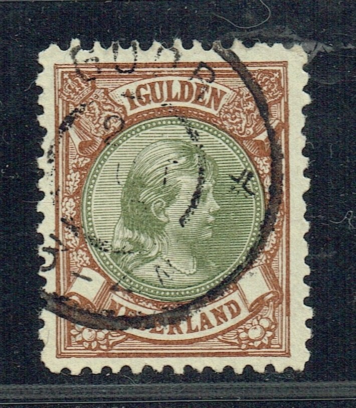 Nederland 1893 nr 46 Prinses Wilhelmina GOOR, Verzenden, Gestempeld, Koningshuis