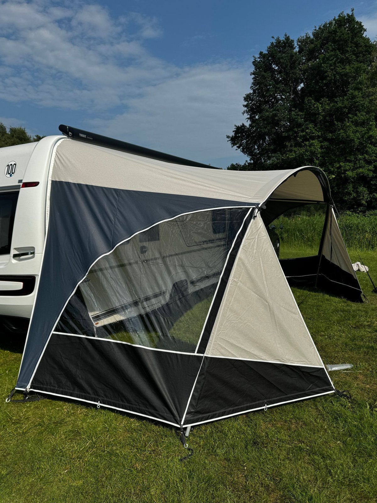 Unico Verona Caravanluifel Maat 12, Ophalen, Zo goed als nieuw, Polyester, Unico Ventura
