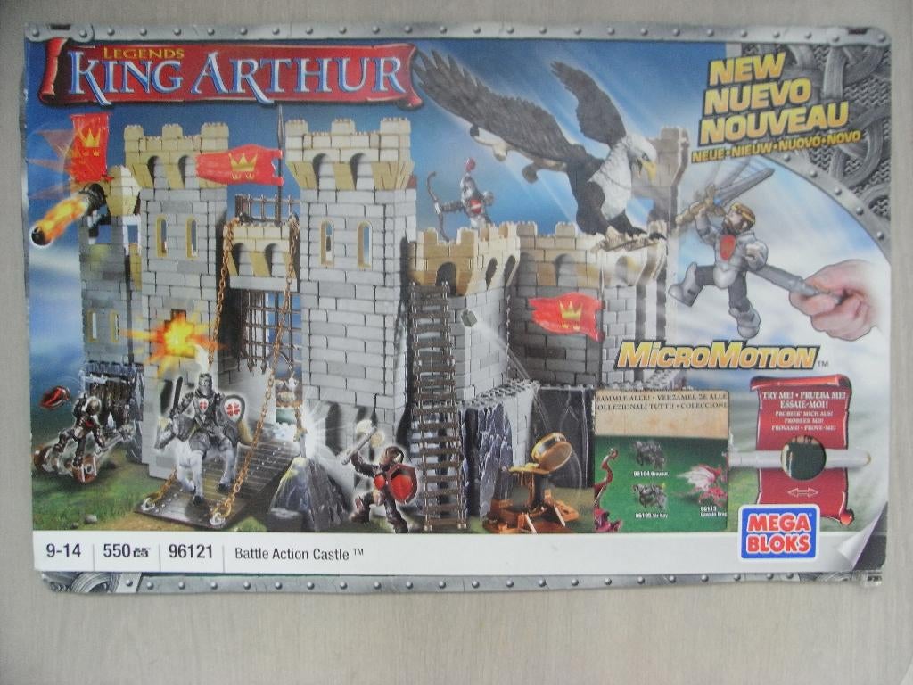 kasteel King Arthur Mega bloks, Ophalen, Gebruikt, Megabloks