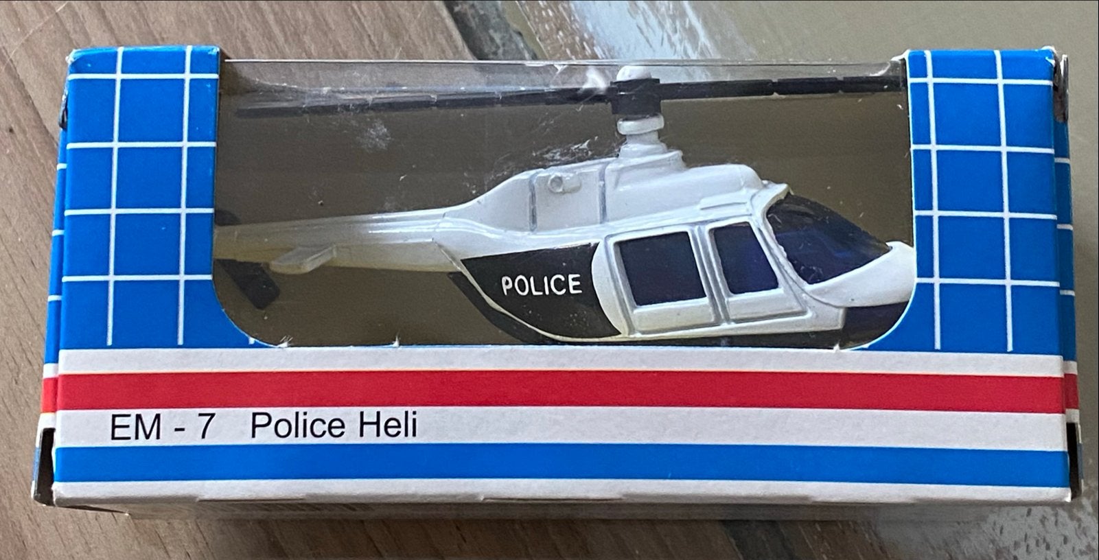 Edocar 1:63 EM-7 Police Heli - Mini Series, Overige merken, Helikopter, Nieuw, Ophalen of Verzenden