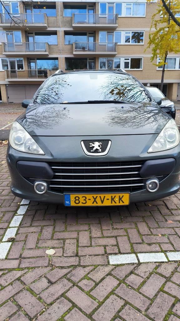 Peugeot 307 2.0 16V SW AUT 2007 Grijs, 745 kg, 4 cilinders, 7 stoelen, Origineel Nederlands