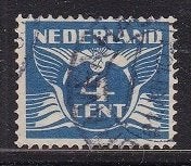 2180 - Nederland nvph 176A gestempeld , Vliegende duif, Verzenden, T/m 1940, Gestempeld