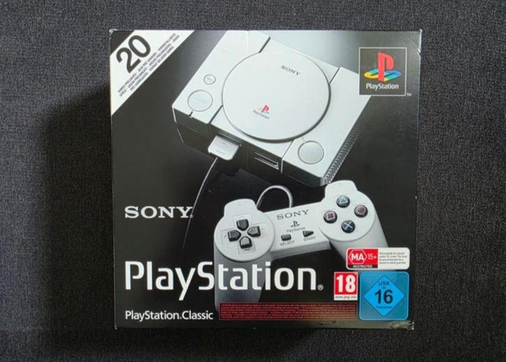 Ps mini Playstation 1 mini ps one mini classic, Ophalen of Verzenden, Zo goed als nieuw, Met 2 controllers, Met games