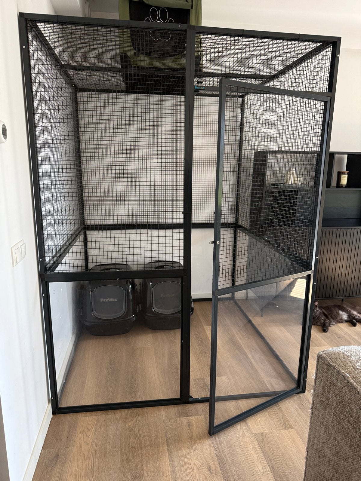 Kattenren kittenkooi, Dieren en Toebehoren, Katten-accessoires, Ophalen, Zo goed als nieuw