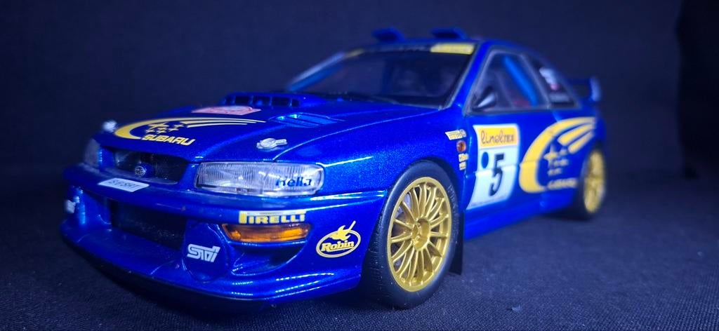 Subaru Impreza WRC Burns / Reid. AUTOART  BIEDEN, Hobby en Vrije tijd, Modelauto's | 1:18, Ophalen of Verzenden