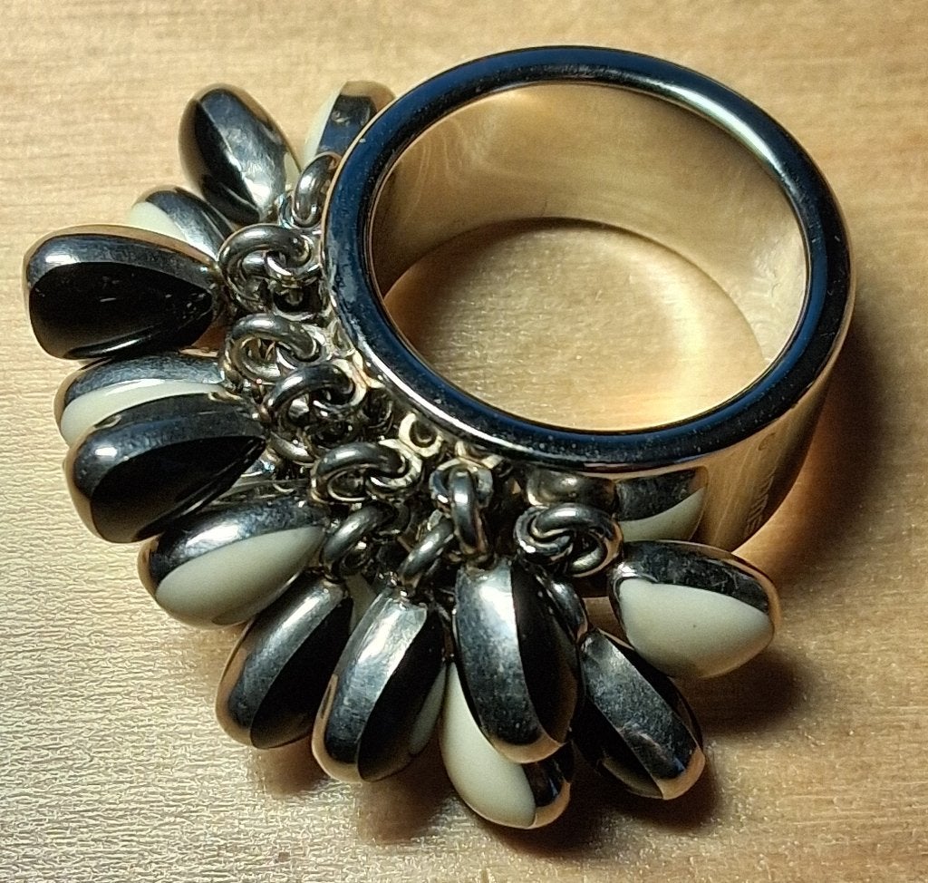 Swatch ring, Kunststof, Ophalen of Verzenden, Zo goed als nieuw, 17 tot 18