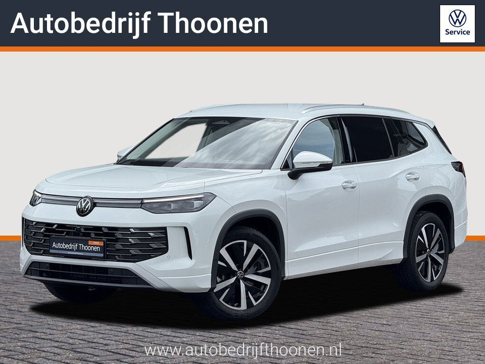 Volkswagen Tayron 1.5 eTSI Elegance 7p. | Trekhaak | 360 c, 4 cilinders, 150 pk, Wit, Bedrijf