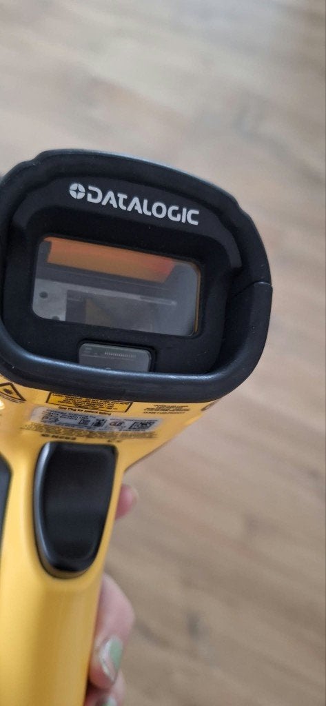 Datalogic PowerScan industriële barcodescanner, Computers en Software, Ophalen, Zo goed als nieuw, Barcodescanner, Data logic