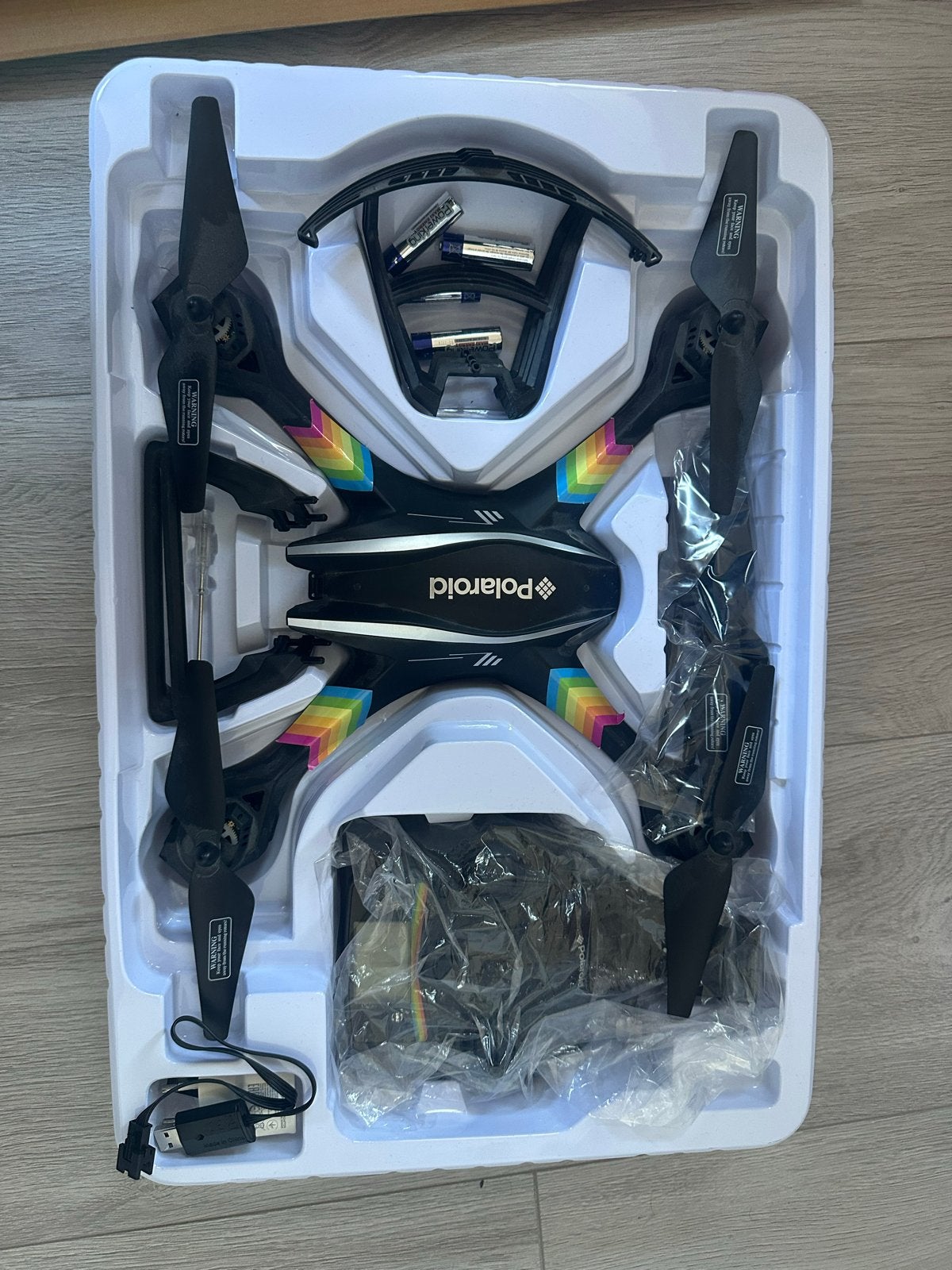 Polaroid Falcon Drone met VR-bril - Zo goed als nieuw, Audio, Tv en Foto, Drones, 250 tot 900 gram, Cameradrone, 100 tot 1000 meter