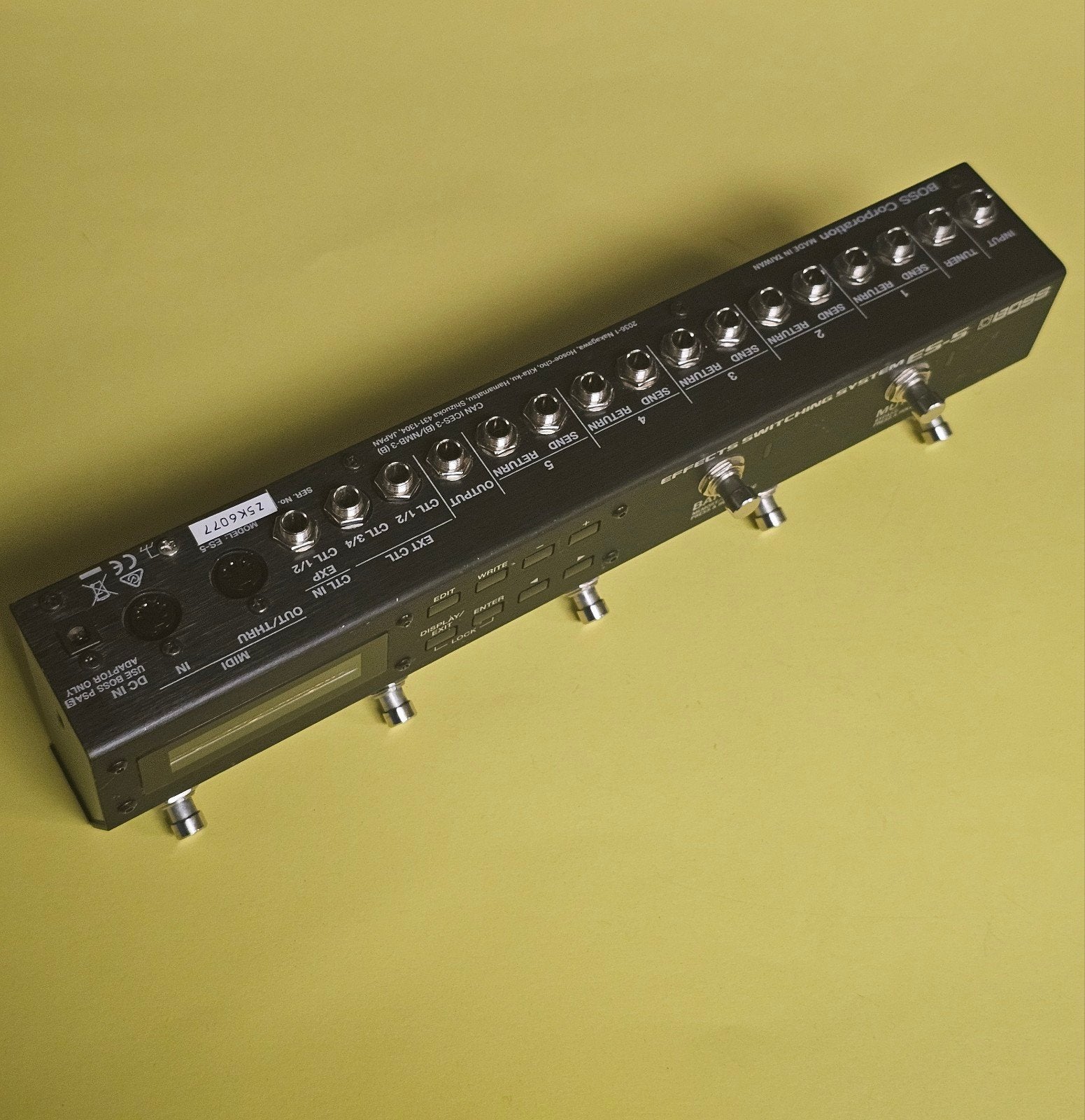 Boss ES-5 Effect Switching System, Info@boss.info, Boss, Overige typen, Zo goed als nieuw