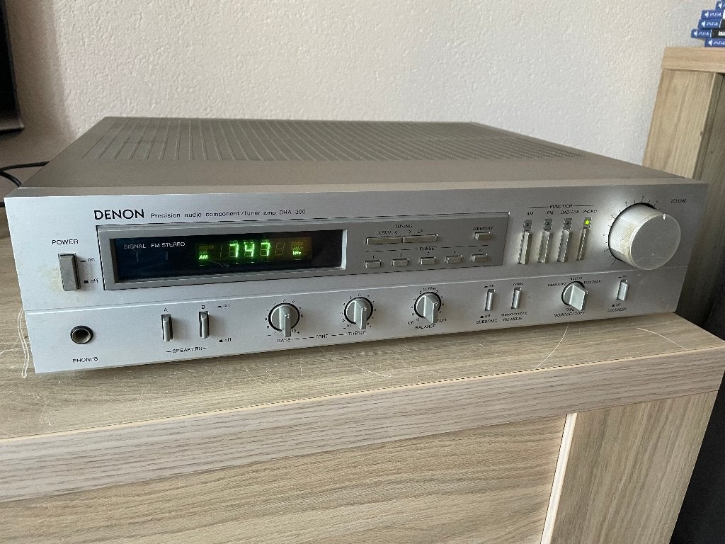 Denon DRA-300 Stereo Receiver, Ophalen, Gebruikt, 120 watt of meer, Overige merken