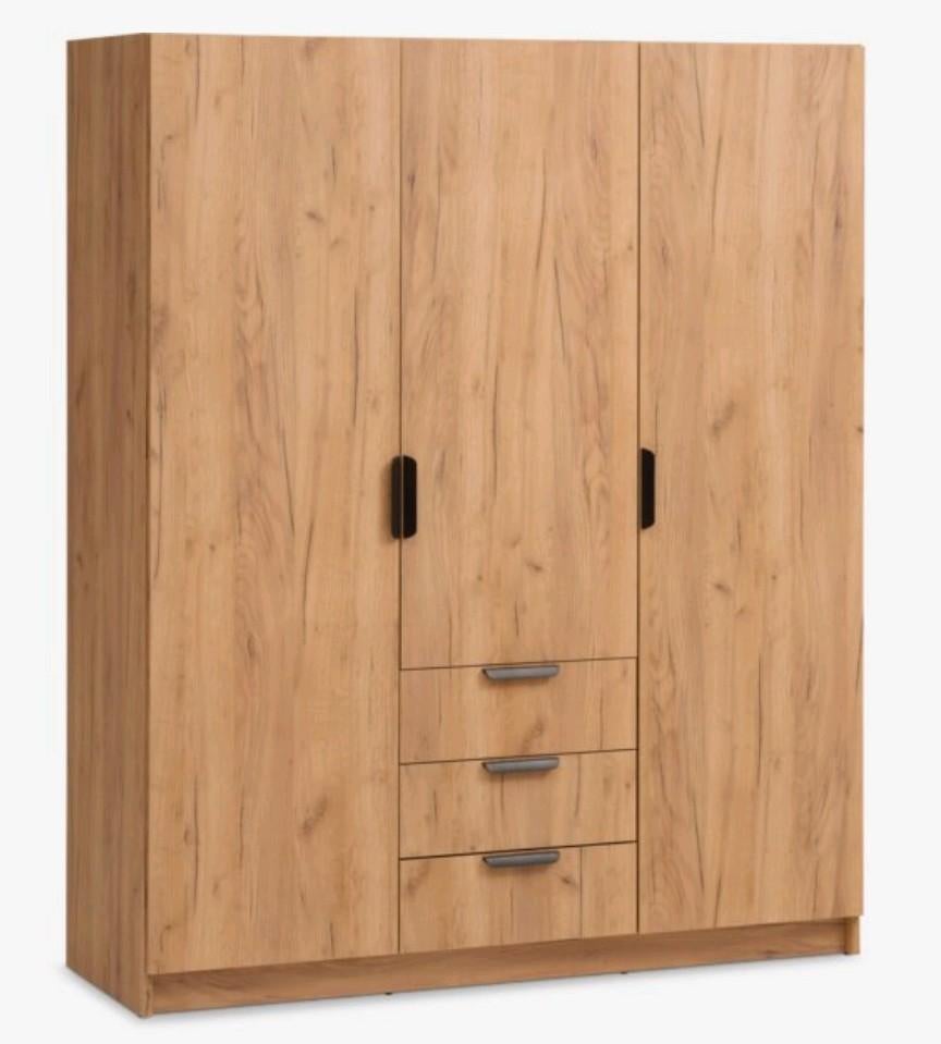 Kledingkast Jysk JENSLEV, 100 tot 150 cm, Zo goed als nieuw, 150 tot 200 cm, 50 tot 75 cm