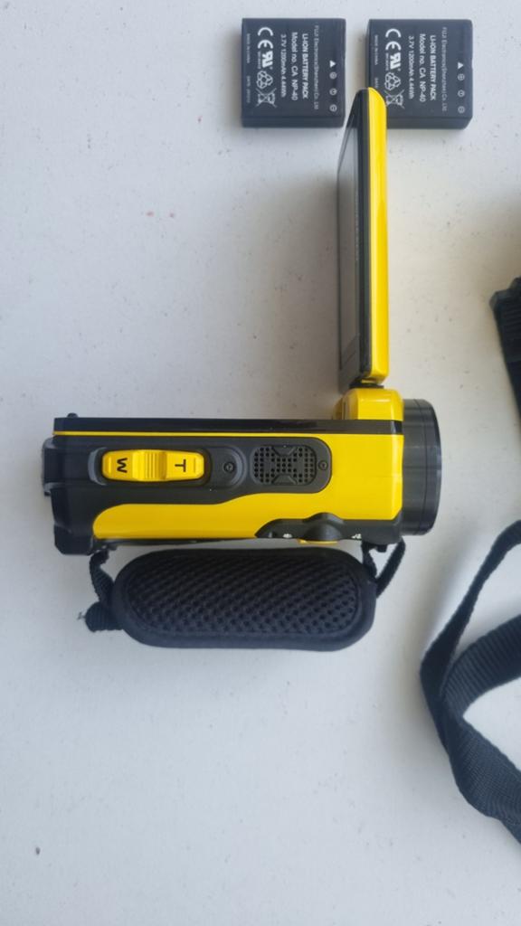 Full HD Waterdichte Camcorder met 2 Batterijen, Overige merken, Full HD, 20x of meer, Ophalen of Verzenden