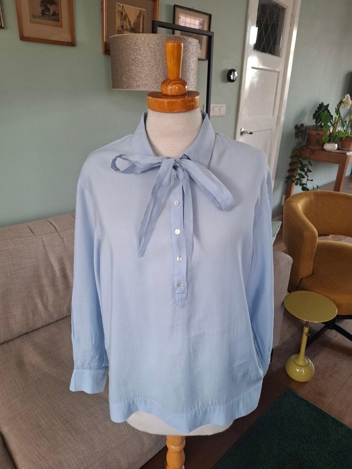 Blauw blousje van Jc Sophie maat 38, Kleding | Dames, Maat 38/40 (M), Blauw, JcSophie, Ophalen of Verzenden
