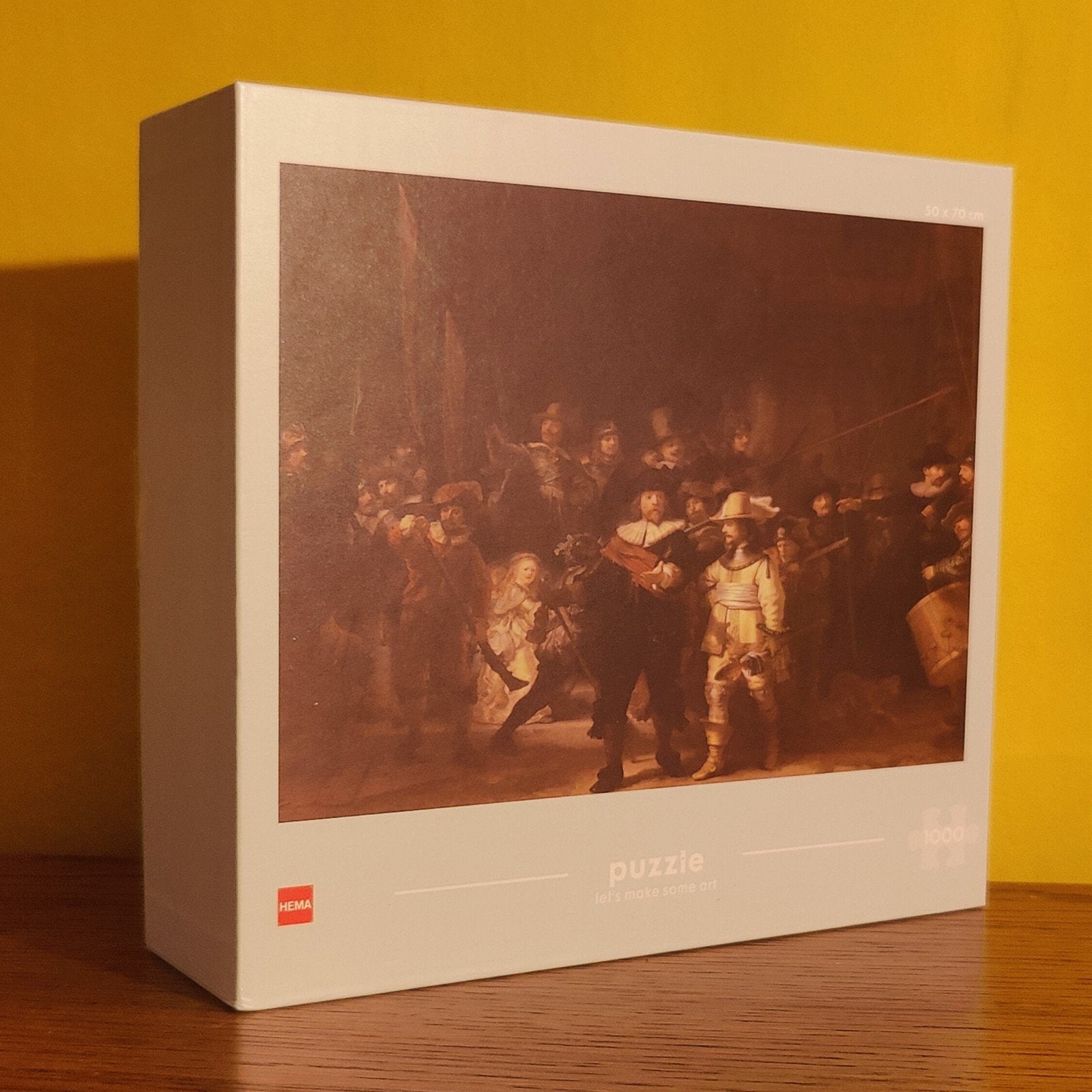 HEMA nachtwacht puzzel ongeopend, Ophalen of Verzenden, 500 t/m 1500 stukjes, Nieuw, Legpuzzel