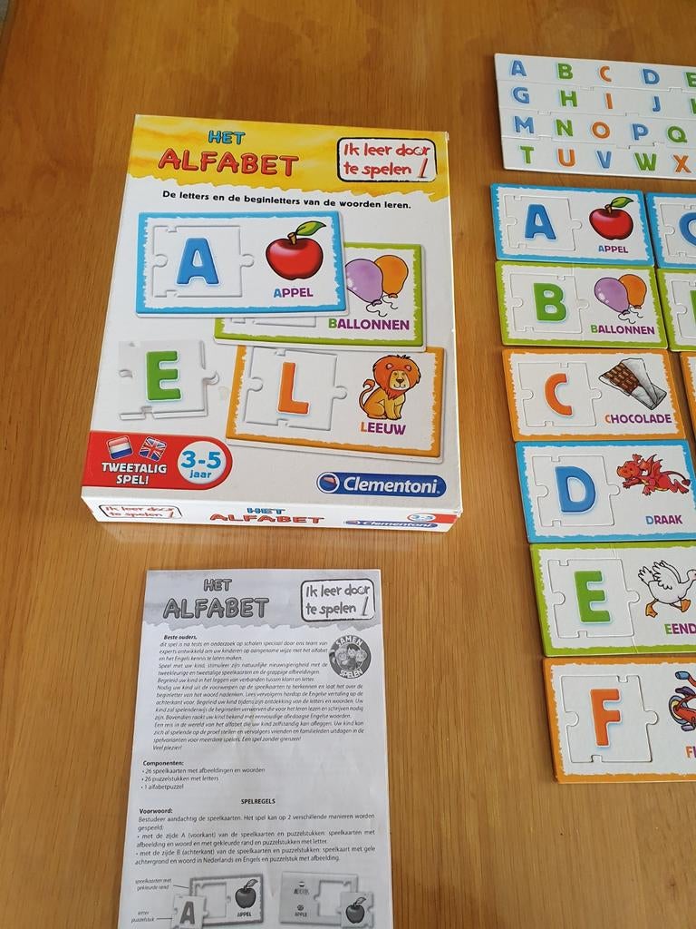 Clementoni Het Alfabet, Ophalen of Verzenden, Zo goed als nieuw