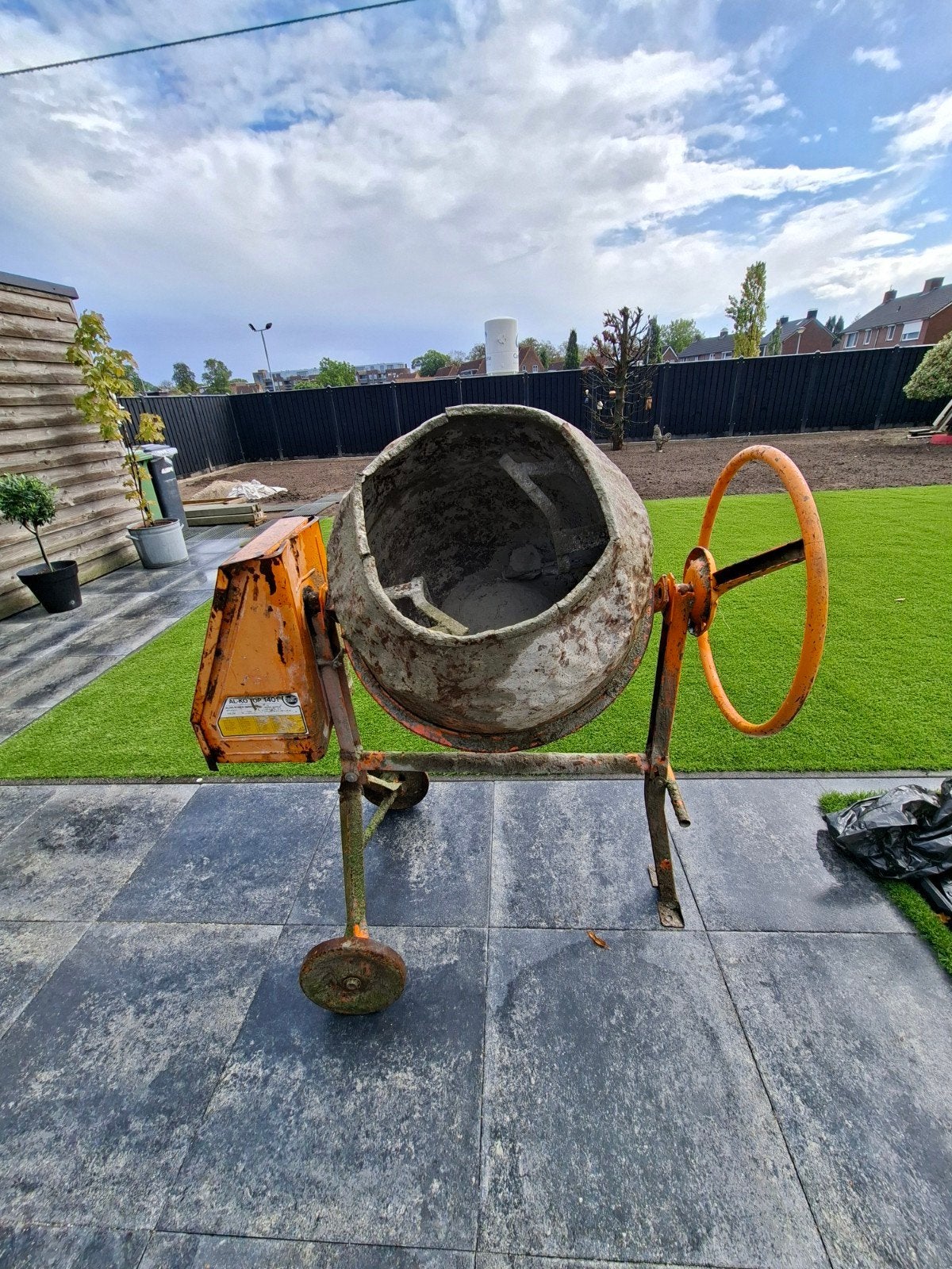 te koop goed werkende betonmolen., Doe-het-zelf en Verbouw, Betonmolens, Ophalen of Verzenden, Gebruikt