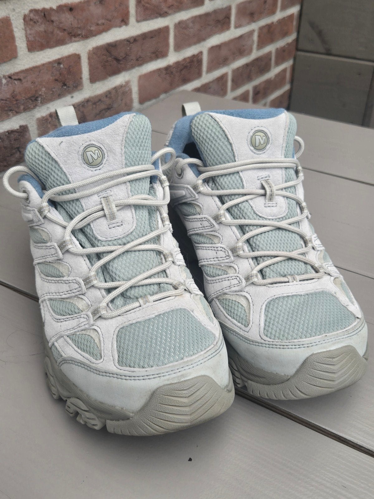 Merrell wandelschoenen heren - lichtblauw/wit maat 46., Ophalen, Nieuw, Schoenen