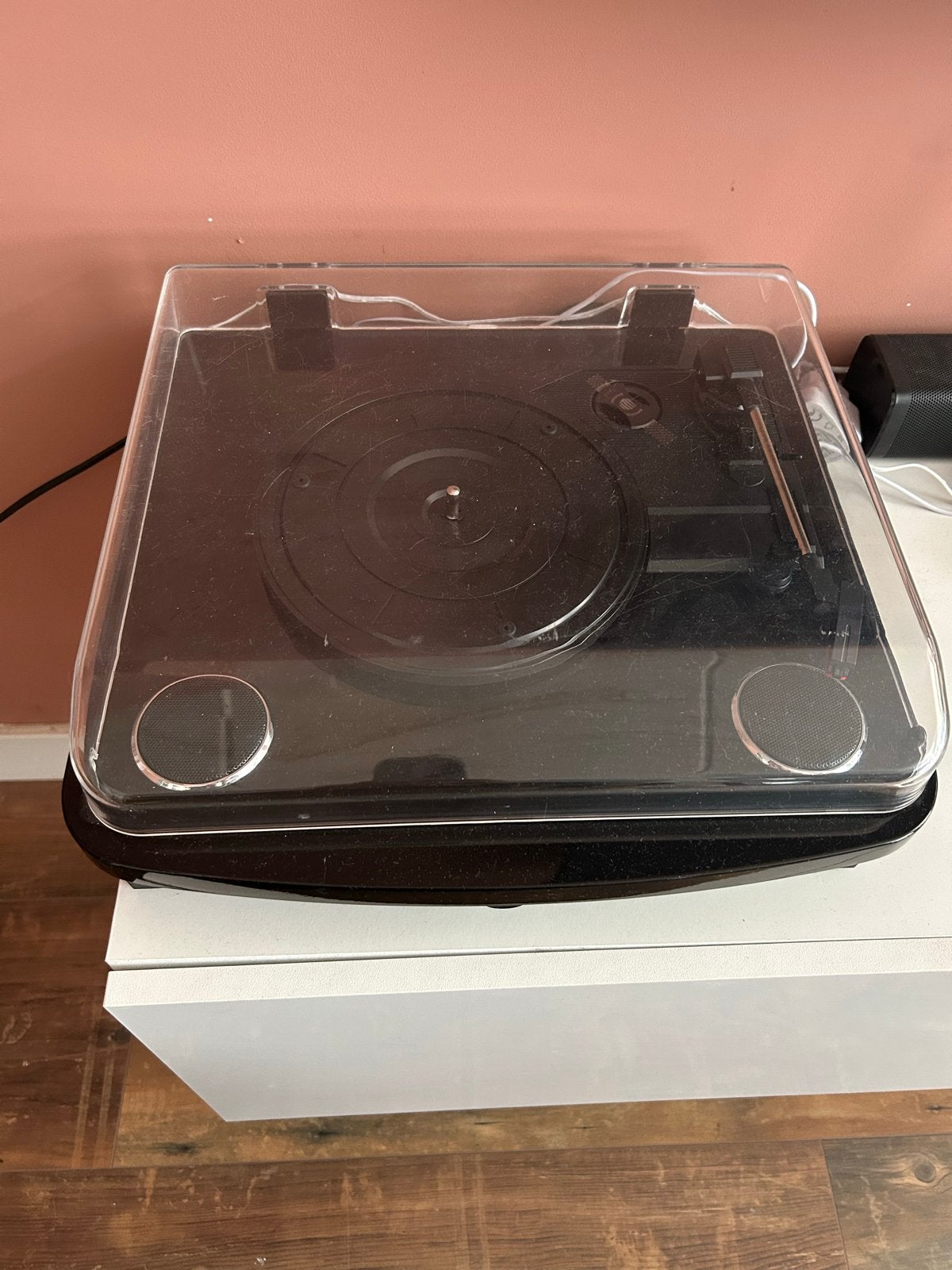 Denver platenspeler met ingebouwde speakers, Ophalen, Gebruikt, Platenspeler, Overige merken