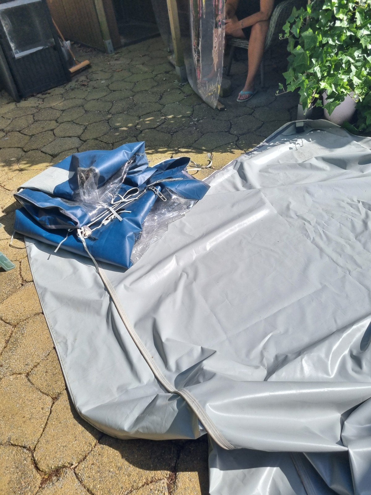 Pvc voortent luifel maat 20, Ophalen