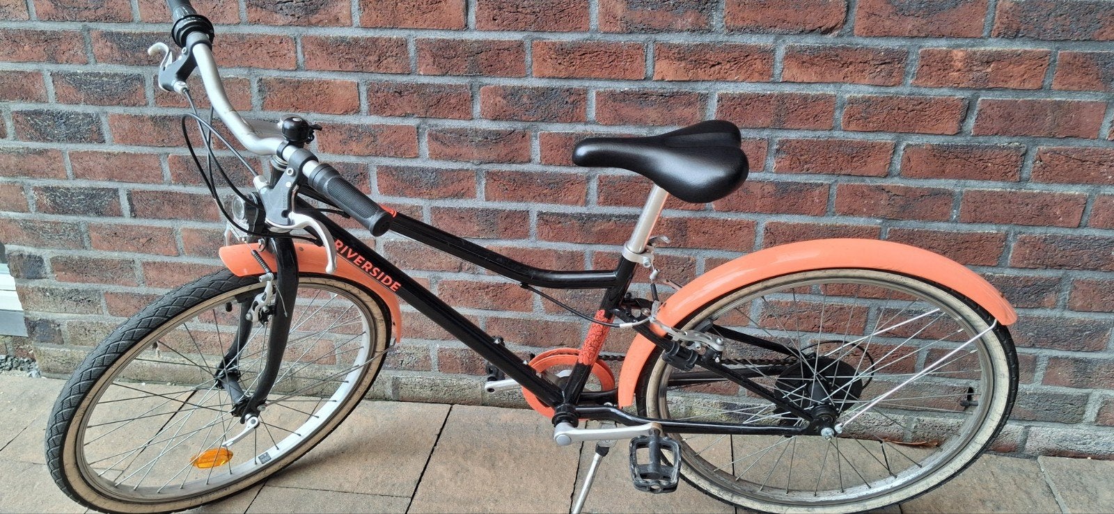 24 inch fiets kinderfiets Btwin 6 versnellingen, Fietsen en Brommers, Minder dan 47 cm, Ophalen, Gebruikt, Staal