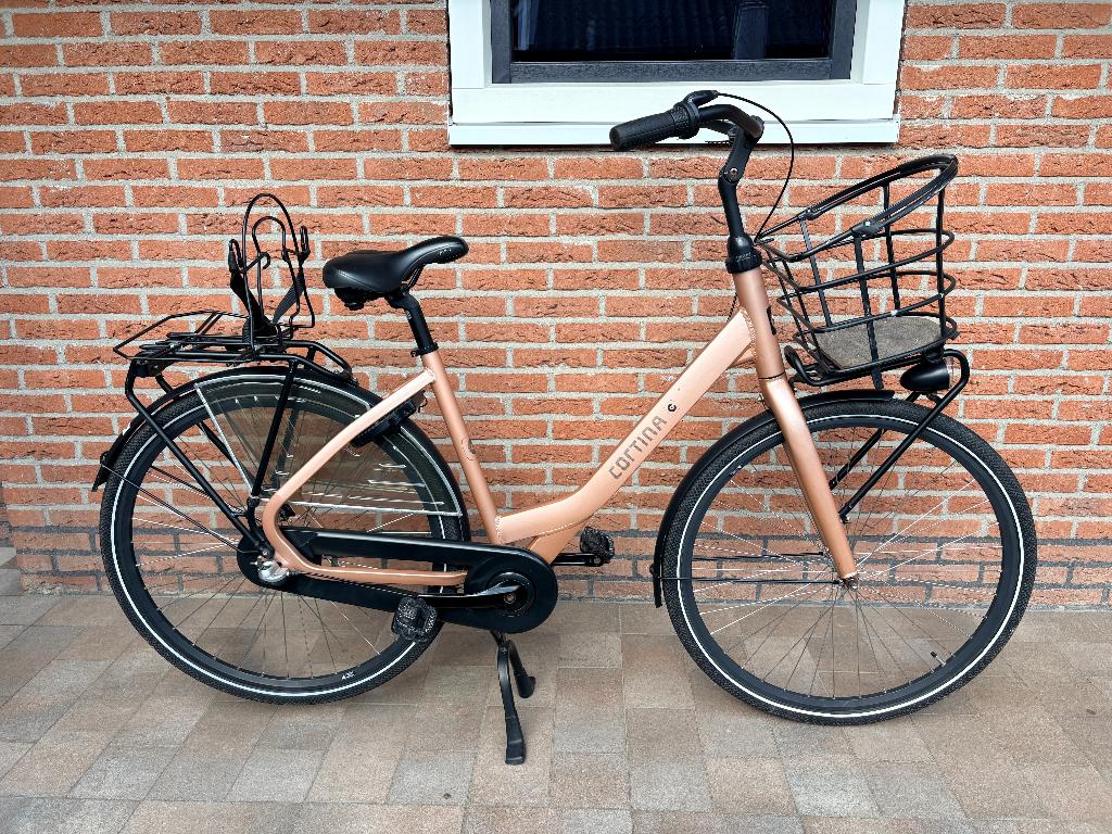Cortina Common transporter damesfiets 50 cm / 28", Fietsen en Brommers, Fietsen | Dames | Damesfietsen, Gebruikt, Overige merken