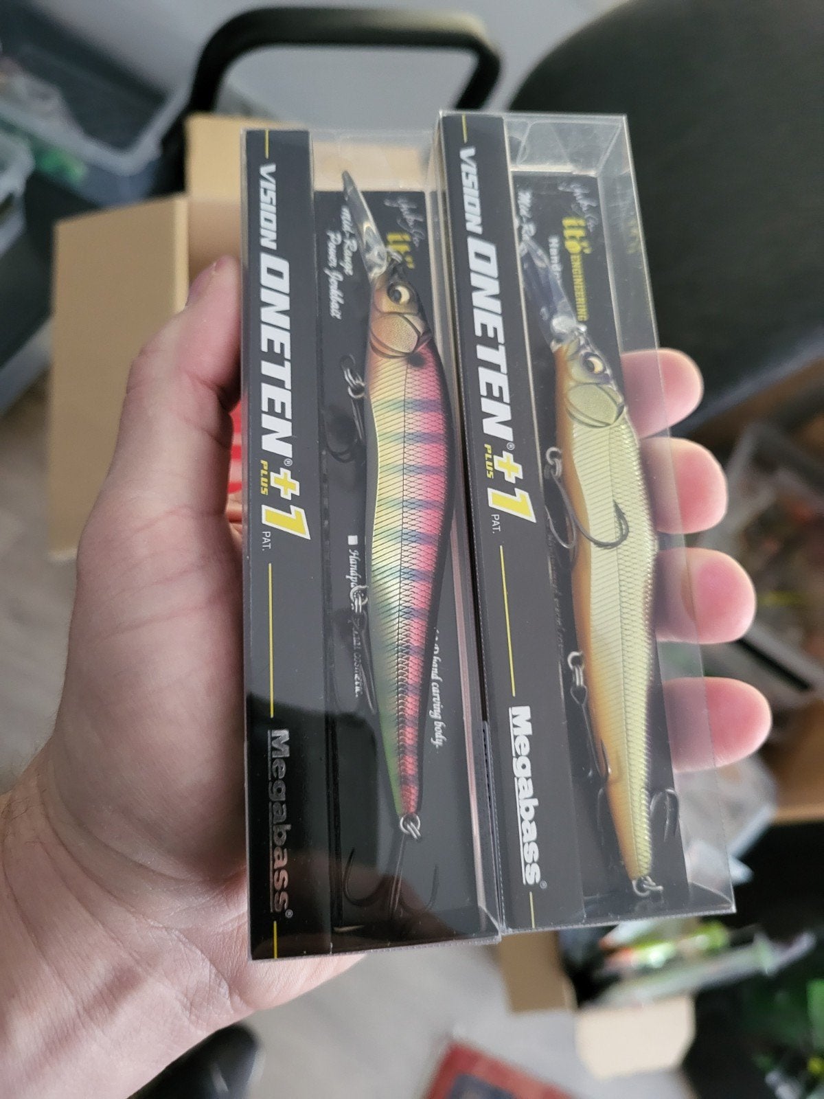 2x Megabass vision oneten +1, Watersport en Boten, Hengelsport | Roofvissen, Ophalen of Verzenden, Nieuw