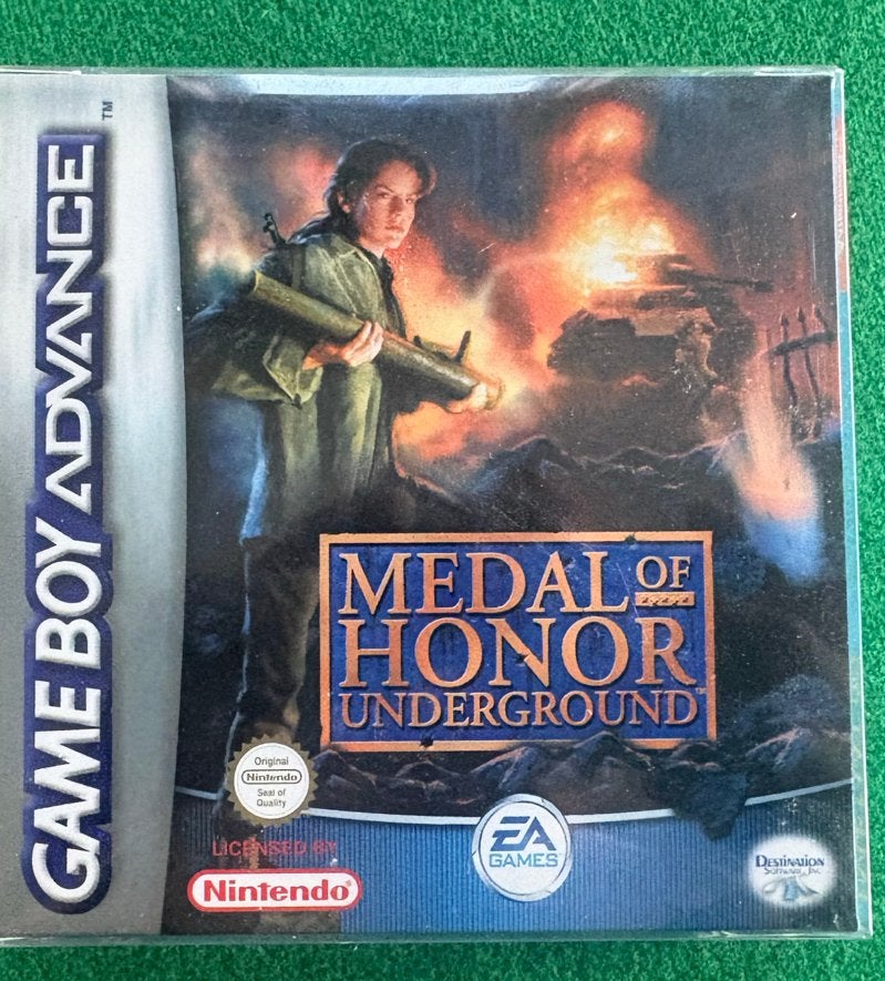 Medal of Honor Underground GBA, Spelcomputers en Games, Games | Nintendo Game Boy, 1 speler, Ophalen of Verzenden, Gebruikt, Shooter