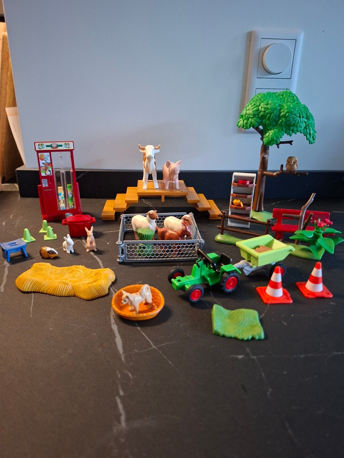 Playmobil boerderij set met dieren en accessoires, Ophalen, Gebruikt, Jongen of Meisje