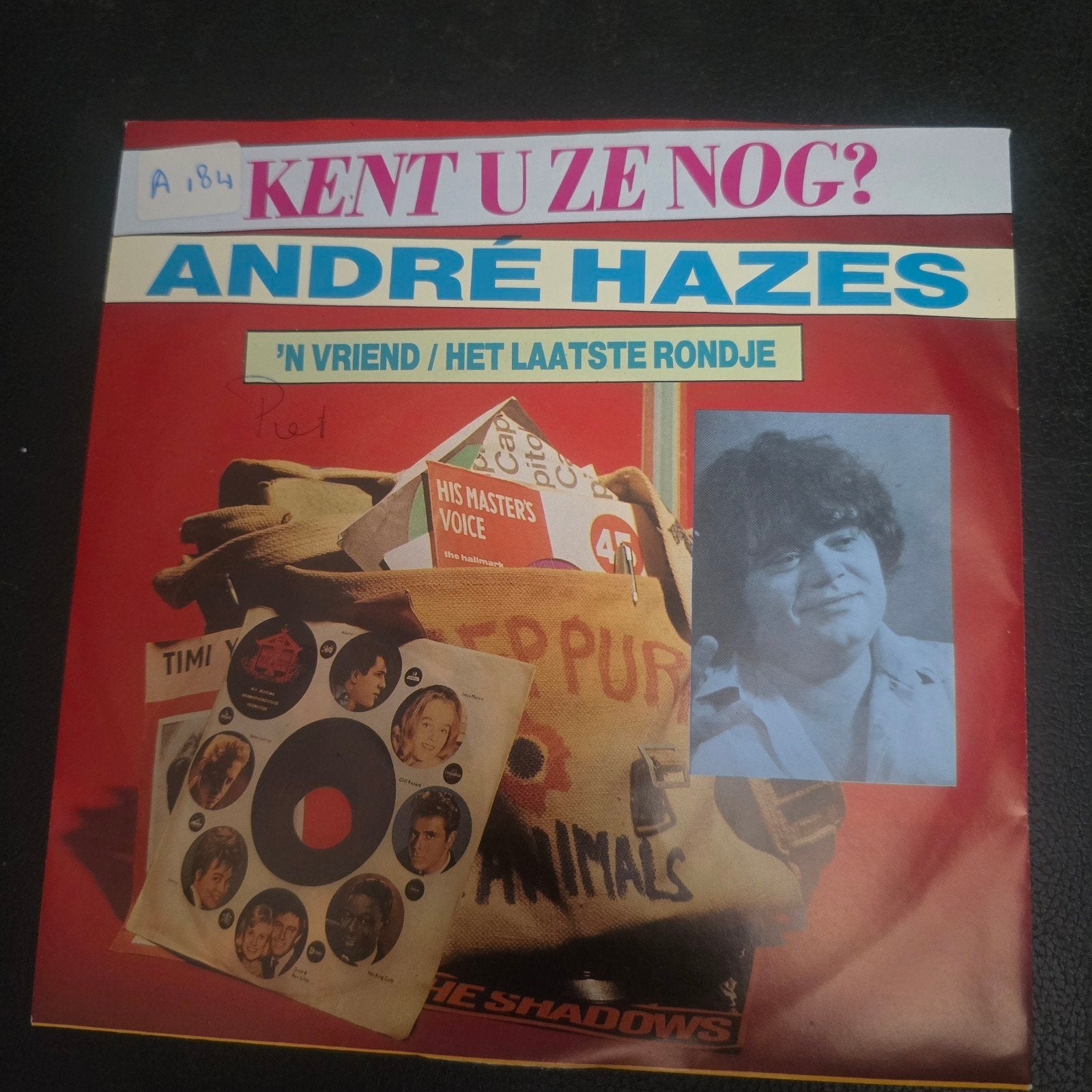 André Hazes - 'N Vriend / Het Laatste Rondje (Single), Ophalen of Verzenden, Gebruikt, Nederlandstalig