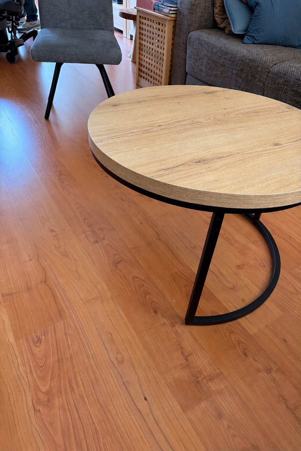 Salontafel, Ophalen, 100 tot 150 cm, Rond, 50 tot 100 cm