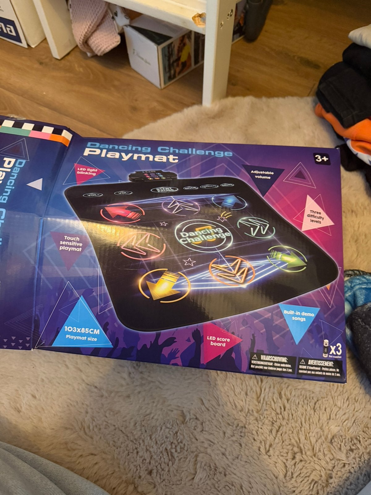Dansmat, Ophalen of Verzenden, Zo goed als nieuw, Elektronica, Met licht