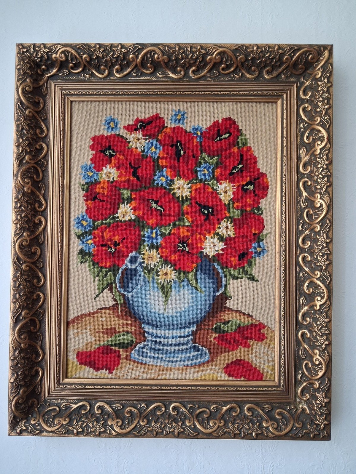 Oud/poppies and wild flowers/Lijst/Stilleven, Ophalen