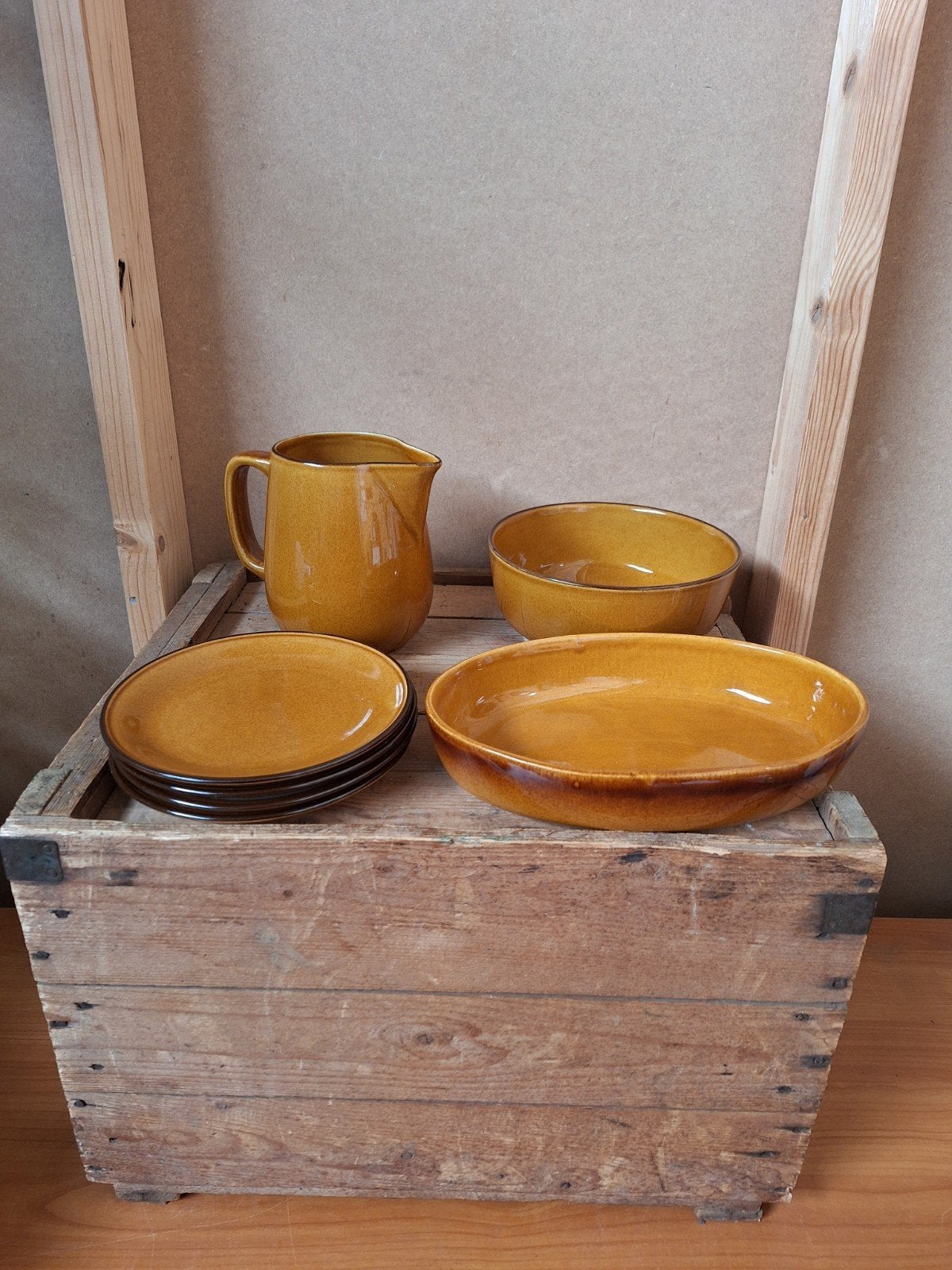Retro servies, Ophalen