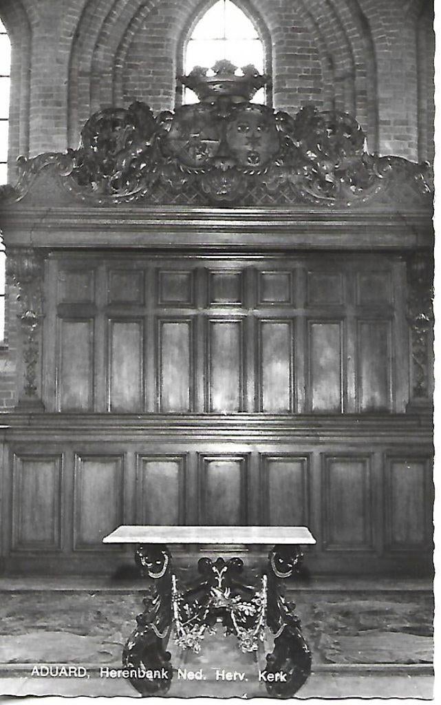 Aduard- -Herenbank N.H.Kerk, Verzenden, 1960 tot 1980, Ongelopen, Groningen