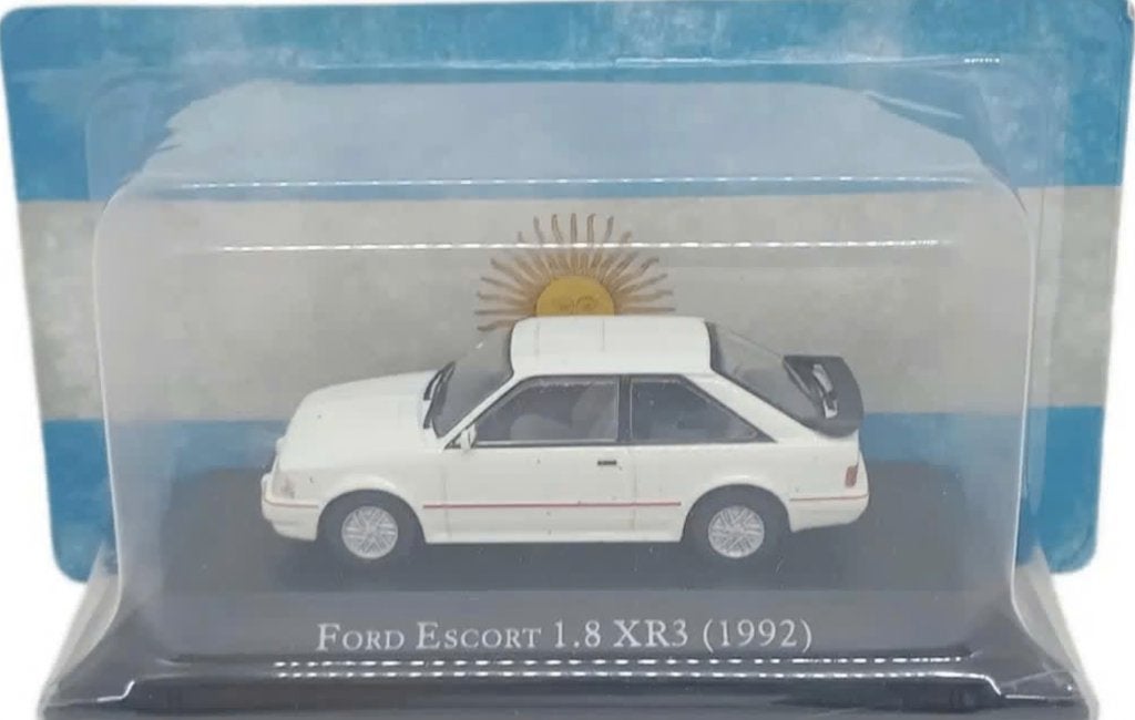 Ford Escort XR3 '92 schaal 1/43 serie Autos Argentinos # 121, Verzenden, Nieuw, Auto, Overige merken