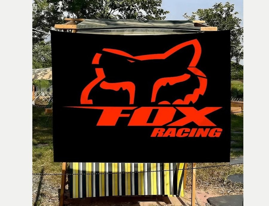 Grote vlaggen Racing Fox (150x90cm), Ophalen of Verzenden, Nieuw