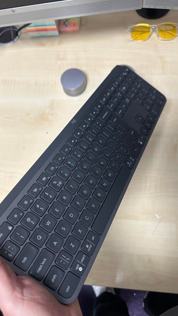 Logitech MX Keys Draadloos Toetsenbord - QWERTY, Computers en Software, Toetsenborden, Zo goed als nieuw, Qwerty, Draadloos, Ophalen of Verzenden
