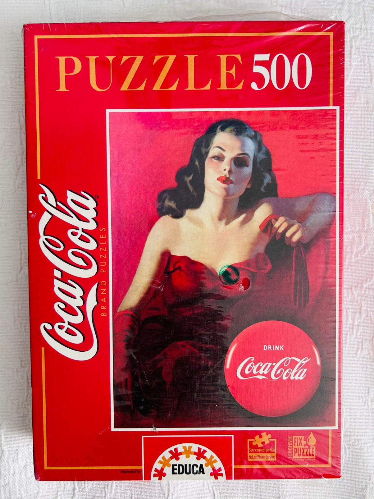 Nieuw Coca Cola Puzzel 500 Stukjes Educa 48x34 cm 11773, Ophalen of Verzenden, 500 t/m 1500 stukjes, Nieuw, Legpuzzel