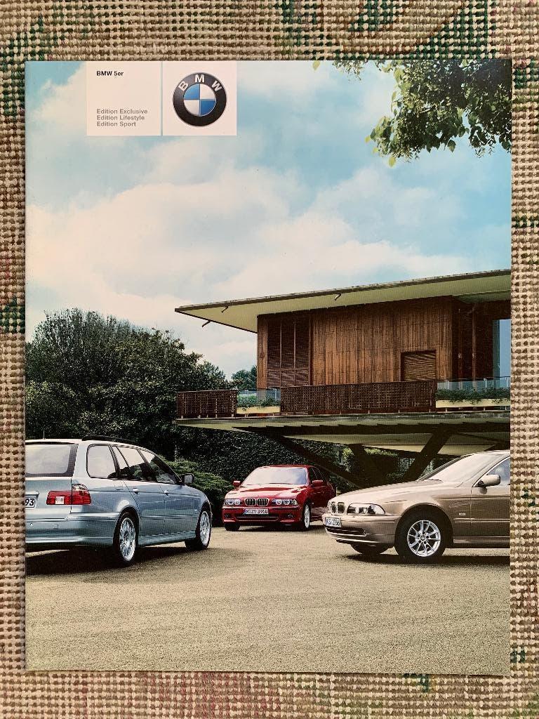 Brochure folder BMW 5-serie E39 Edition en Sportpakket 2001, Ophalen of Verzenden, Zo goed als nieuw, BMW, BMW