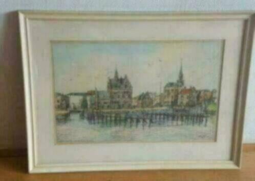 tekening Zaandam Haven Arie Twisker (1911-1957), Ophalen
